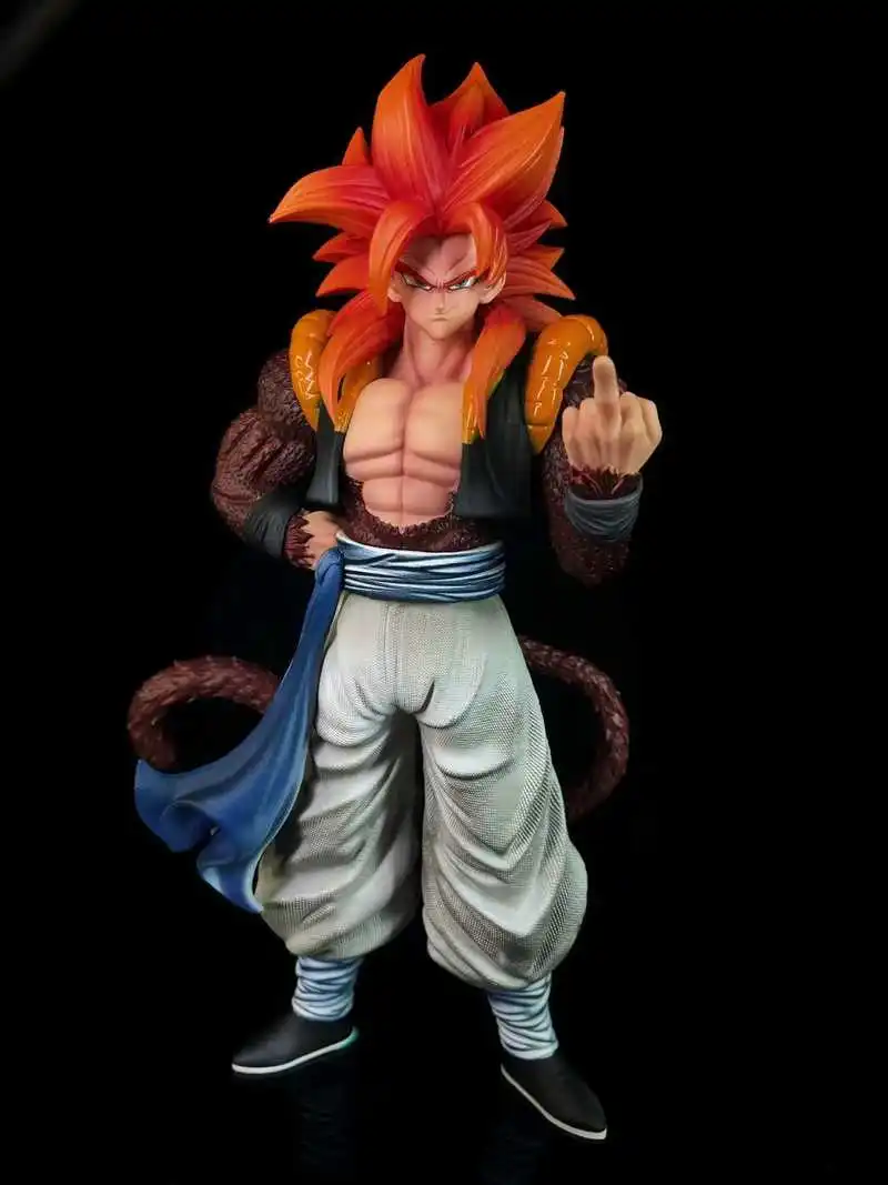Nueva figura de Dragon Ball de 31,5 cm, Np Super Saiyan Ss4 Gogeta, adornos para ordenador de escritorio, regalos de Navidad a la moda, Juguetes