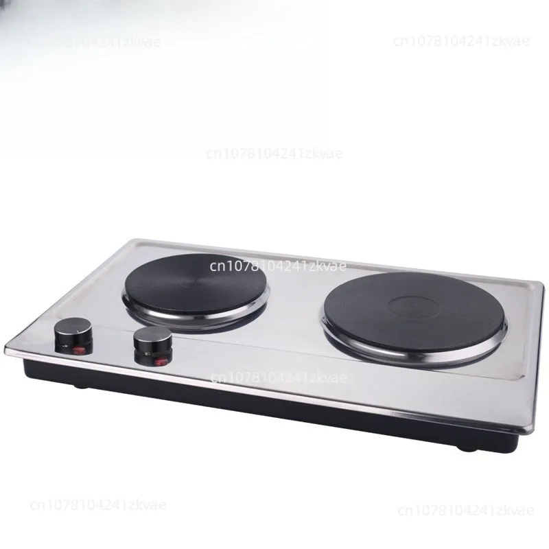 

Double head electric heating stove Embedded high-power heating DoubleDesktop binocular commercial stove