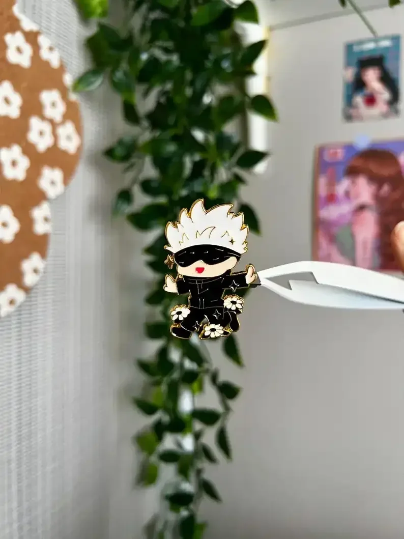 Gojo Satoru Enamel pins, JJK, jujutsukaisen, cute, kawaii