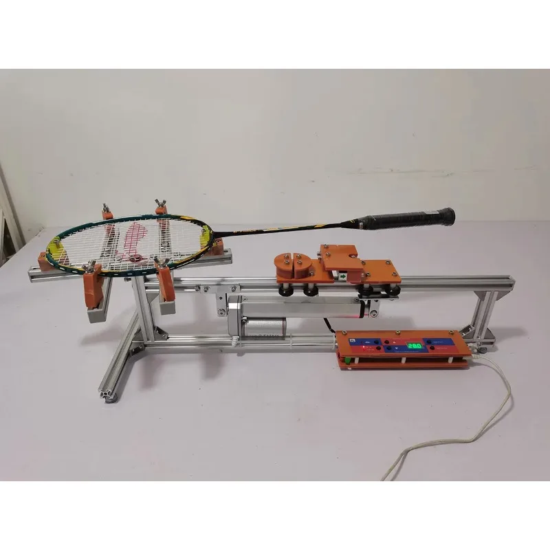 100-230V 20-30 Pounds Electric Flat Pull Style Badminton Racket Stringing Machine with Accessories