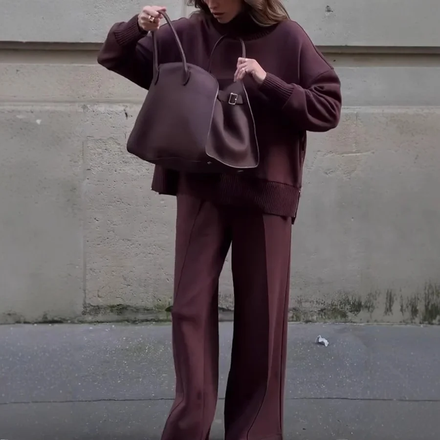 

Women's Casual Long Sve Hoodie And Loose Pants Two-Piece Set Spring Autumn Faion Comfortable Breathable Streetwear