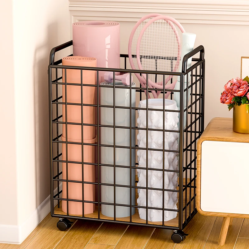 panier-de-rangement-moderne-et-simple-pour-tapis-de-yoga-support-pour-rouleau-de-mousse-et-equipement-de-fitness-avec-roue-incluse-pour-l'organisation-interieure