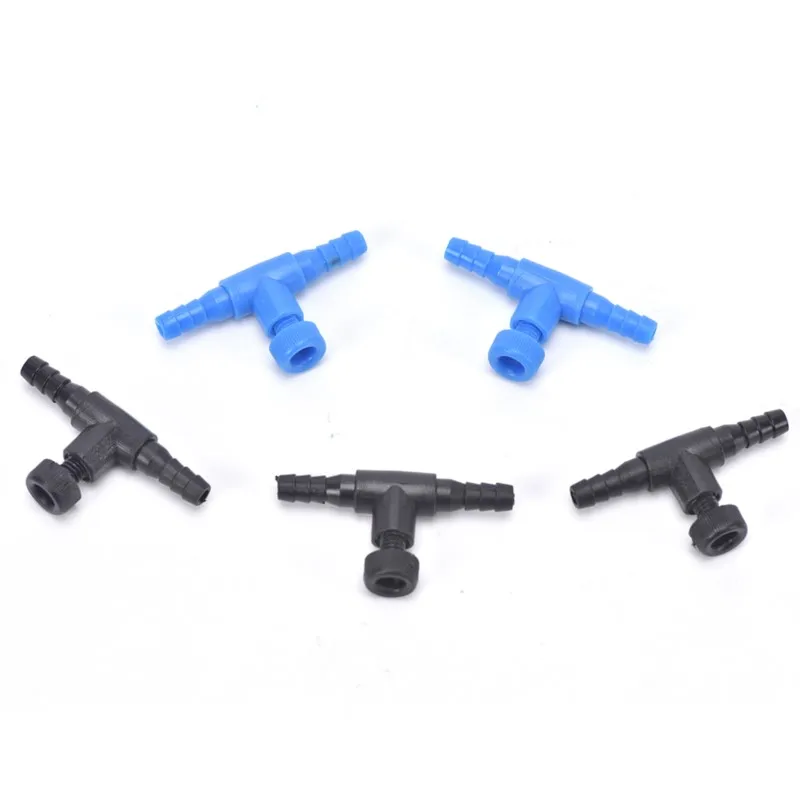 3/10pcs Aquarium Air Line Tubing Pipe Tube Adjustable Connector Pump Flow Control Valves Switch Tap Hose Trachea 4*6mm