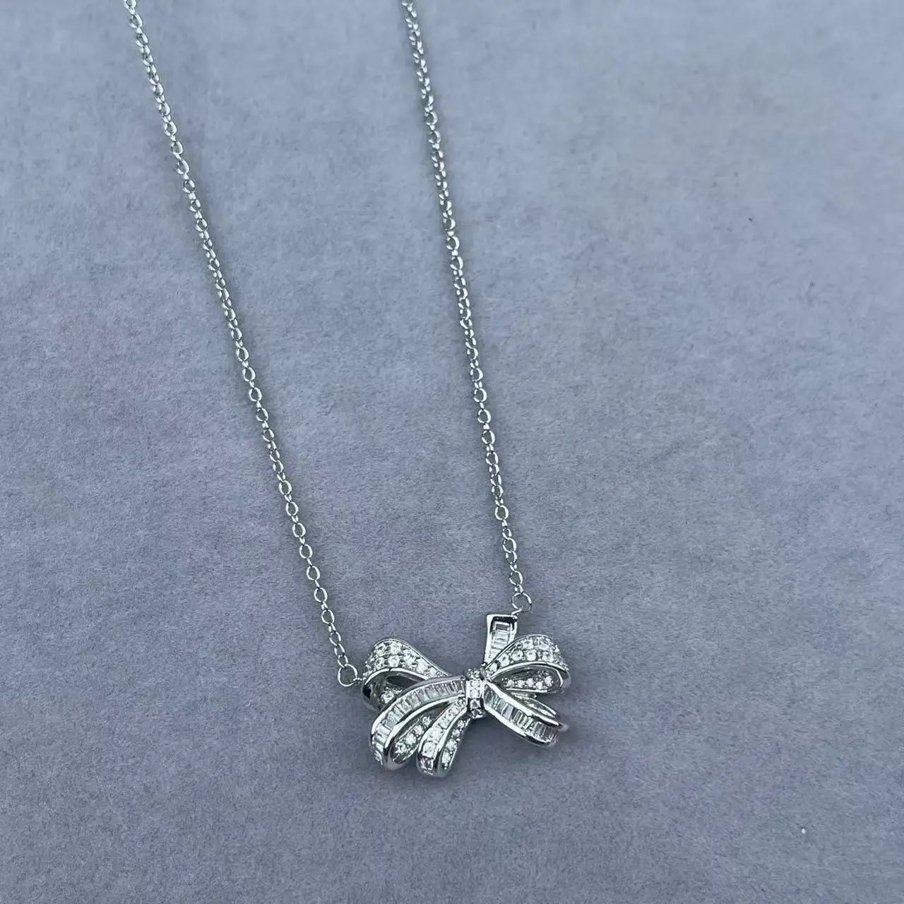 Luxury Classic S925 Serling Silver  Women's  Necklace. Butterfly 1:1 Design, Multiple Stacking, Adjustable Length. Festival Gift view 4