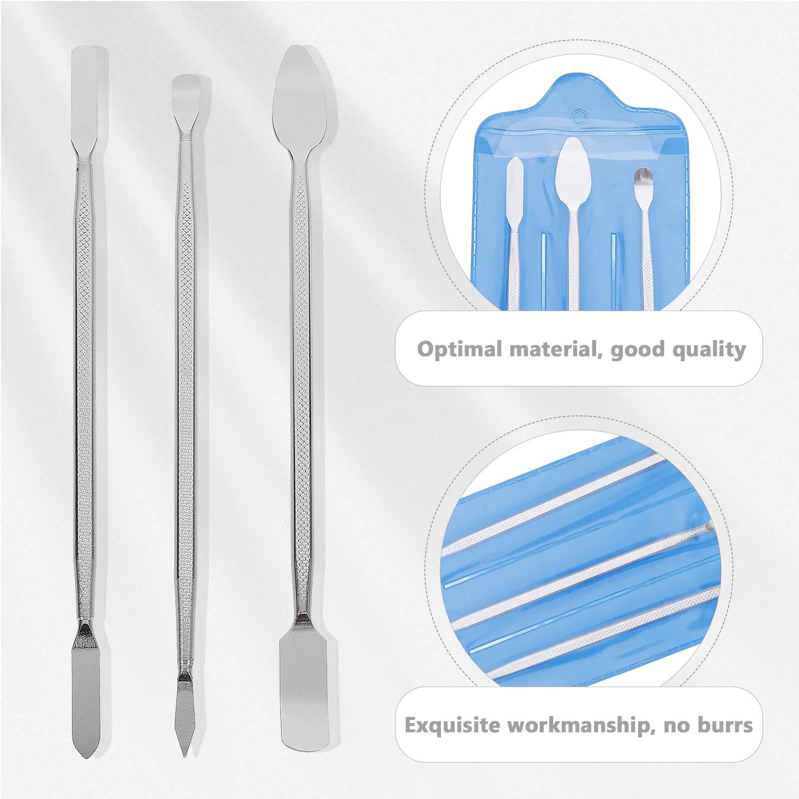 

6Pcs Opening Pry Tool Metal Disassemble Rod for Electronics Repair Double-Head Alloy Steel Pry Bar Double- Disassemble Rod