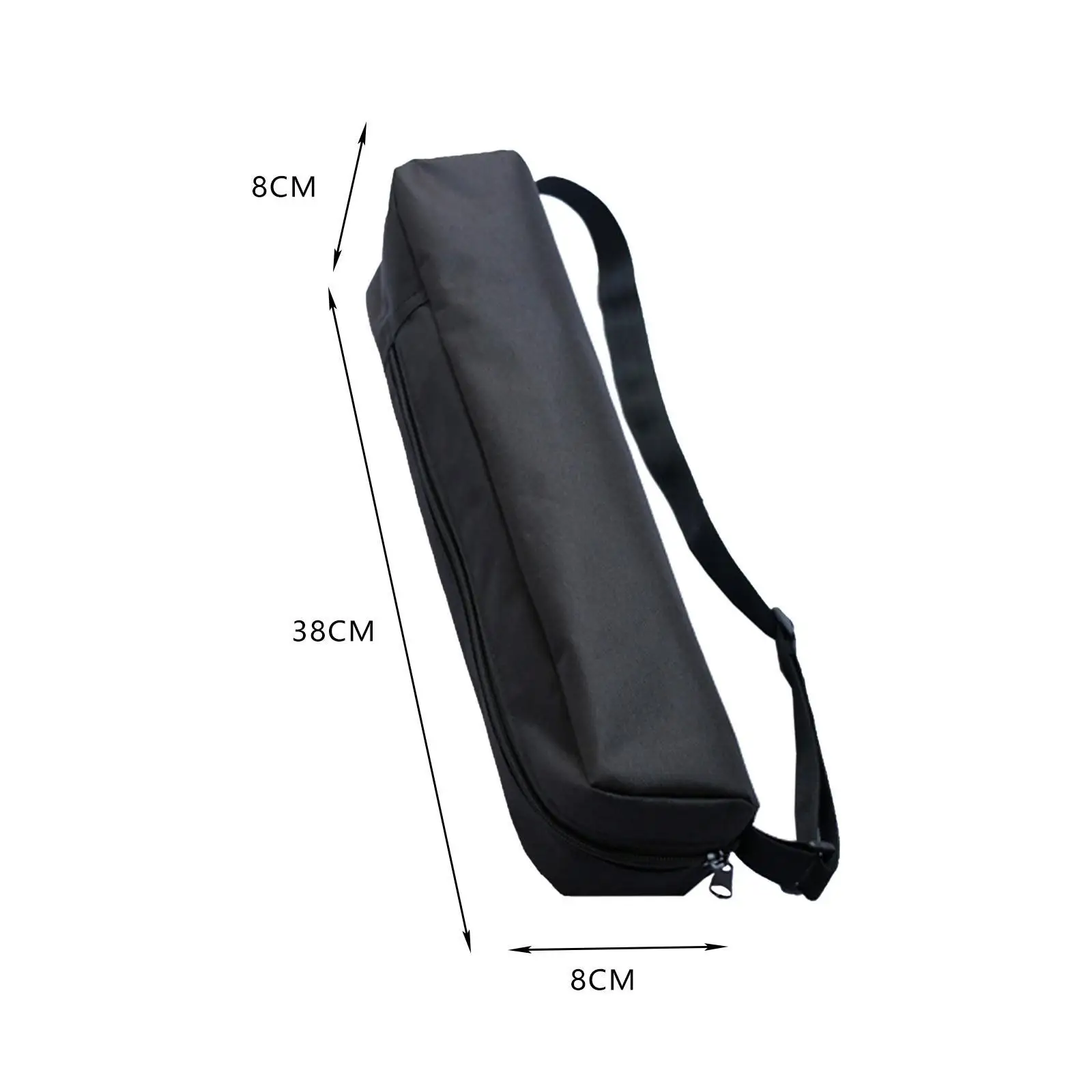 Étui de transport pour trépied avec sangle initiée, équipement de studio photo, support de micro, 8x8x38cm