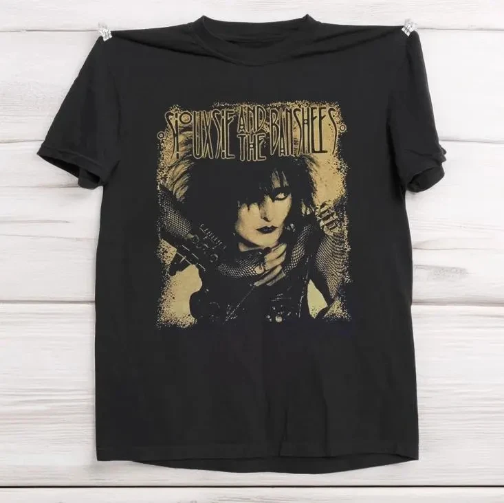 Siouxsie and The Banshees Shirt, 90s Goth Band Tee Summer Cotton Loose and Breathable Unisex T-shirt