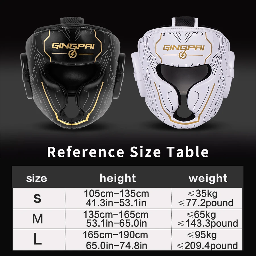 Full-covered Pu Boxing Helmet Kids Adults Muay Thai Training Sparring Boxing Headgear Gym Equipment Taekwondo Head Guard