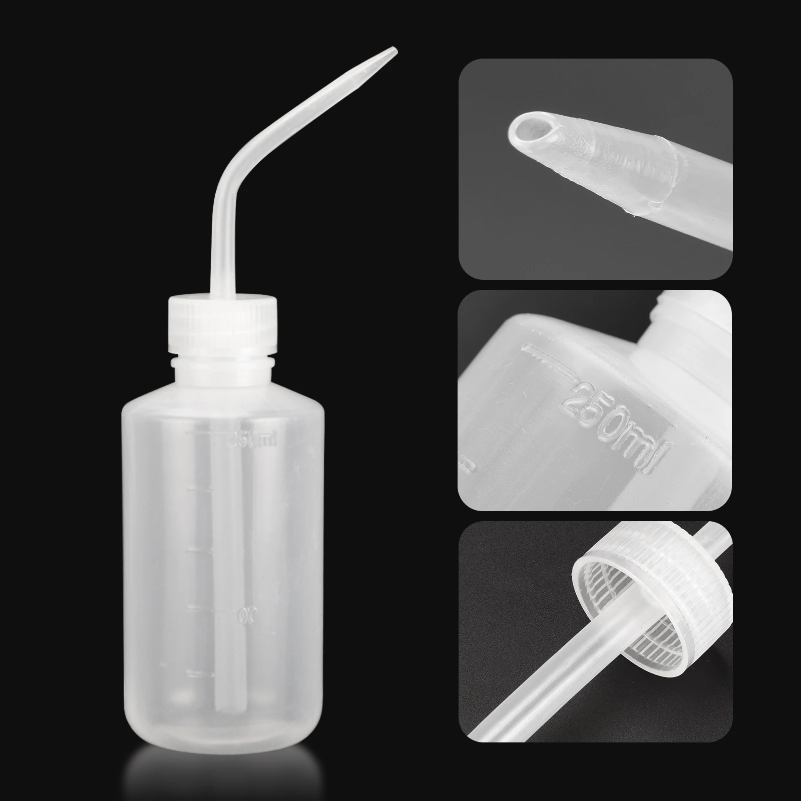 250ml Tattoo Bottle Squeeze Green Soap Diffuser Bottles Tattoo Accessories Supply Non-Spray Wash Lab Watering Flowers Bottle