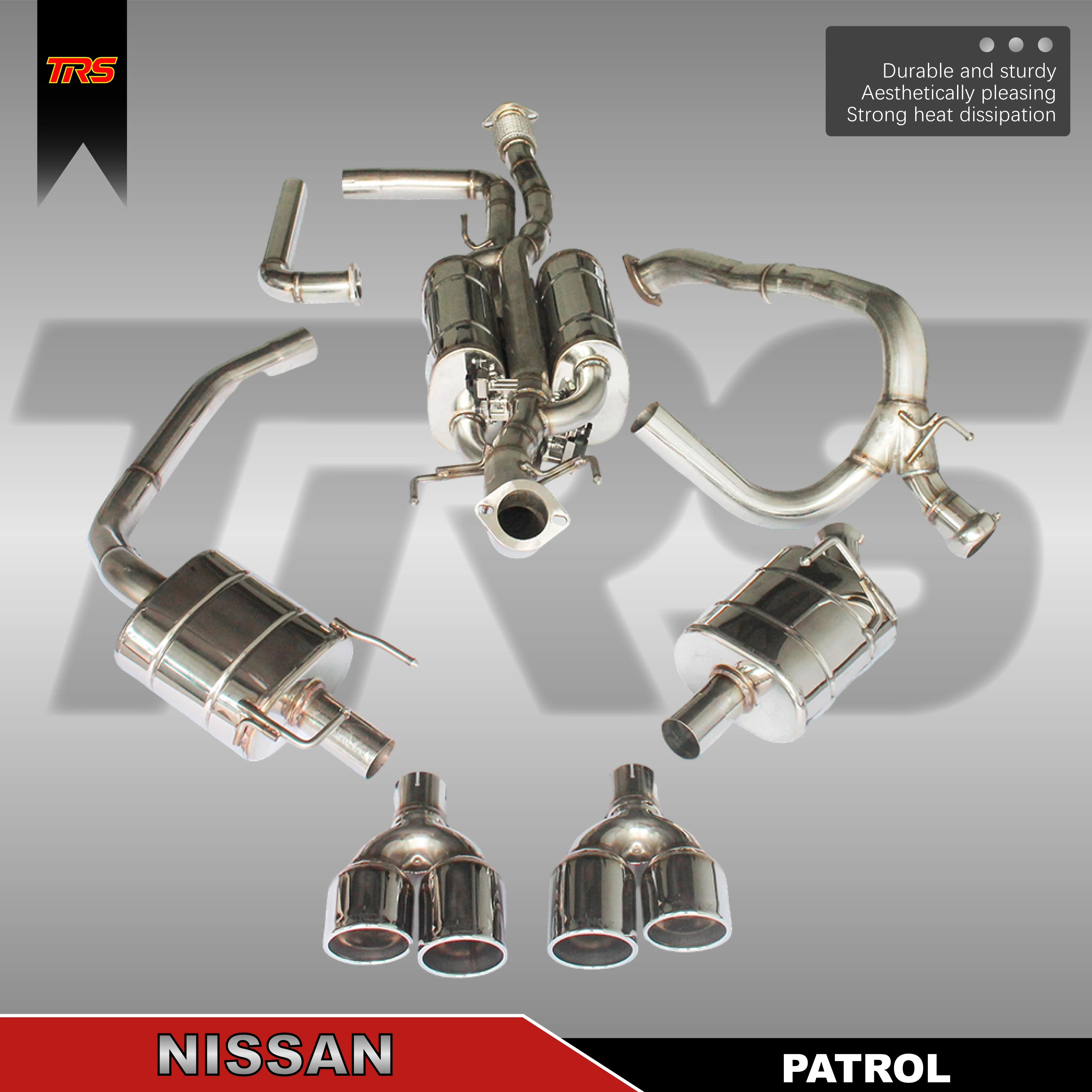 

Premium Exhaust System for Patrol – Boost Power & Deep Exhaust Sound