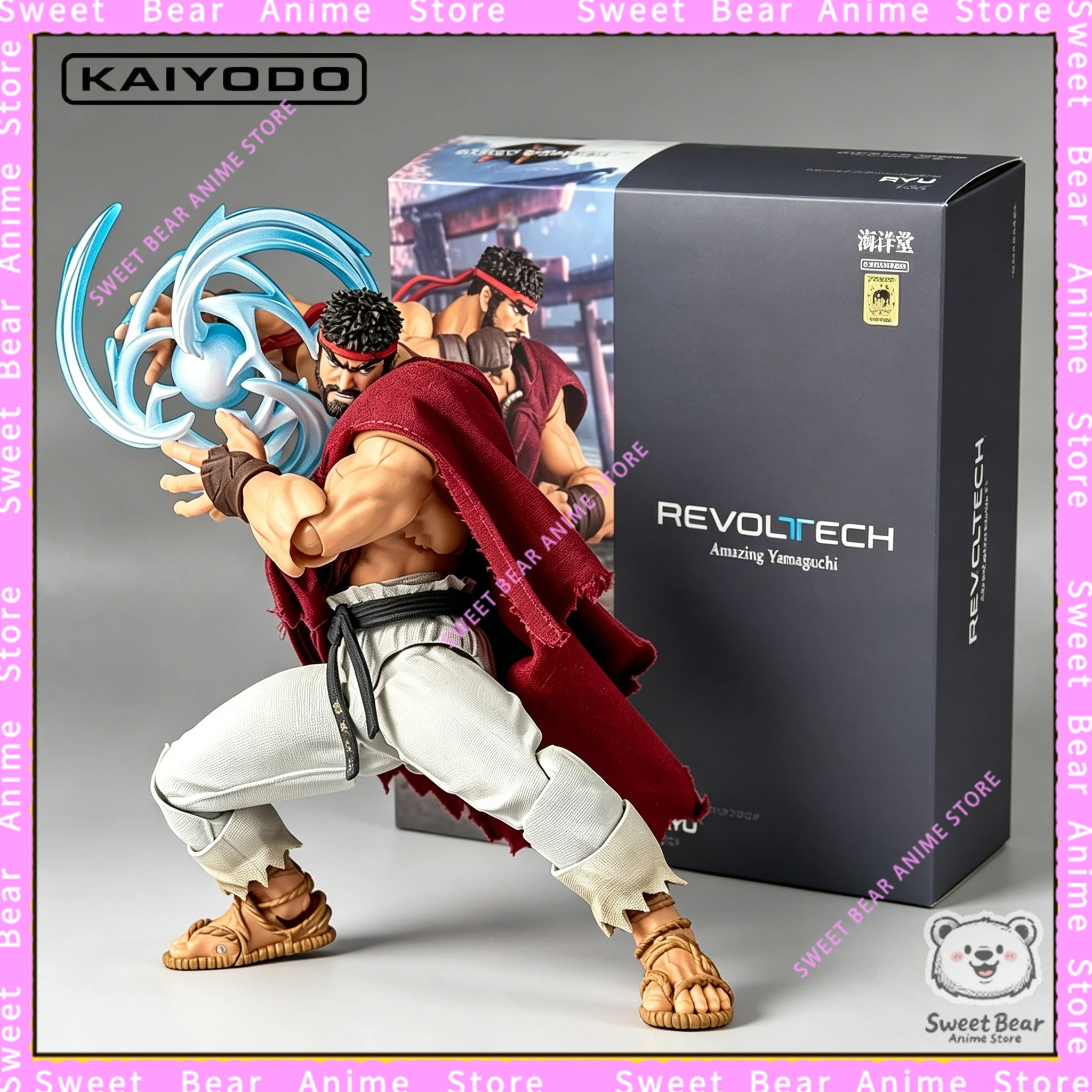 

В наличии: Фигурка Kaiyodo Ryu Street Fighter 6 в масштабе 1/12, аниме-модель, модные игрушки, настольная кукла, коллекционные предметы