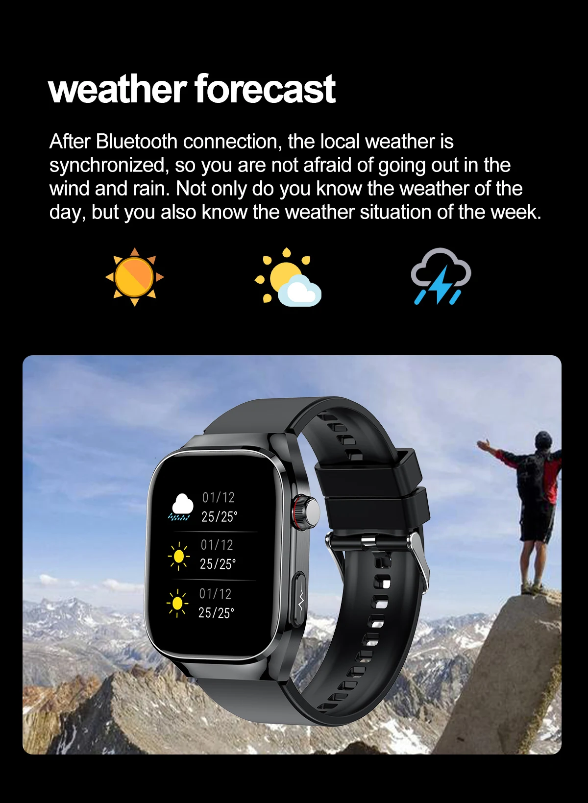 Neue Präzise Herzfrequenzmessung Smartwatch für Männer EKG Blutdruck Lipide Harnsäure Bluetooth-Anruf Gesundheits-Smartwatch Armband – Detail 23