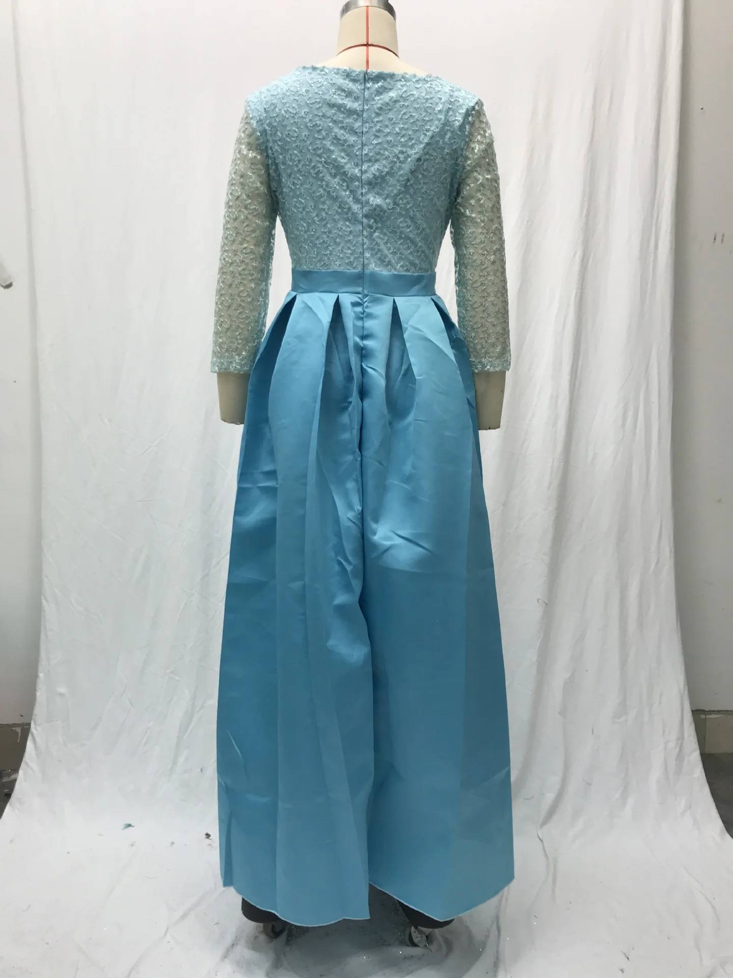 Spring And Summer Women's Lace Sequins Sexy Long Dress Trailing Banquet Evening Dress