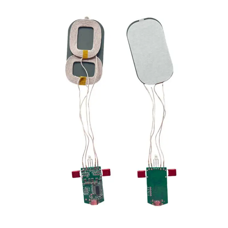 1Pcs Wireless Charging Type-C Interface 15W Dual Coil Wireless Charging Module Wireless Charger PCBA Home Car Equipment