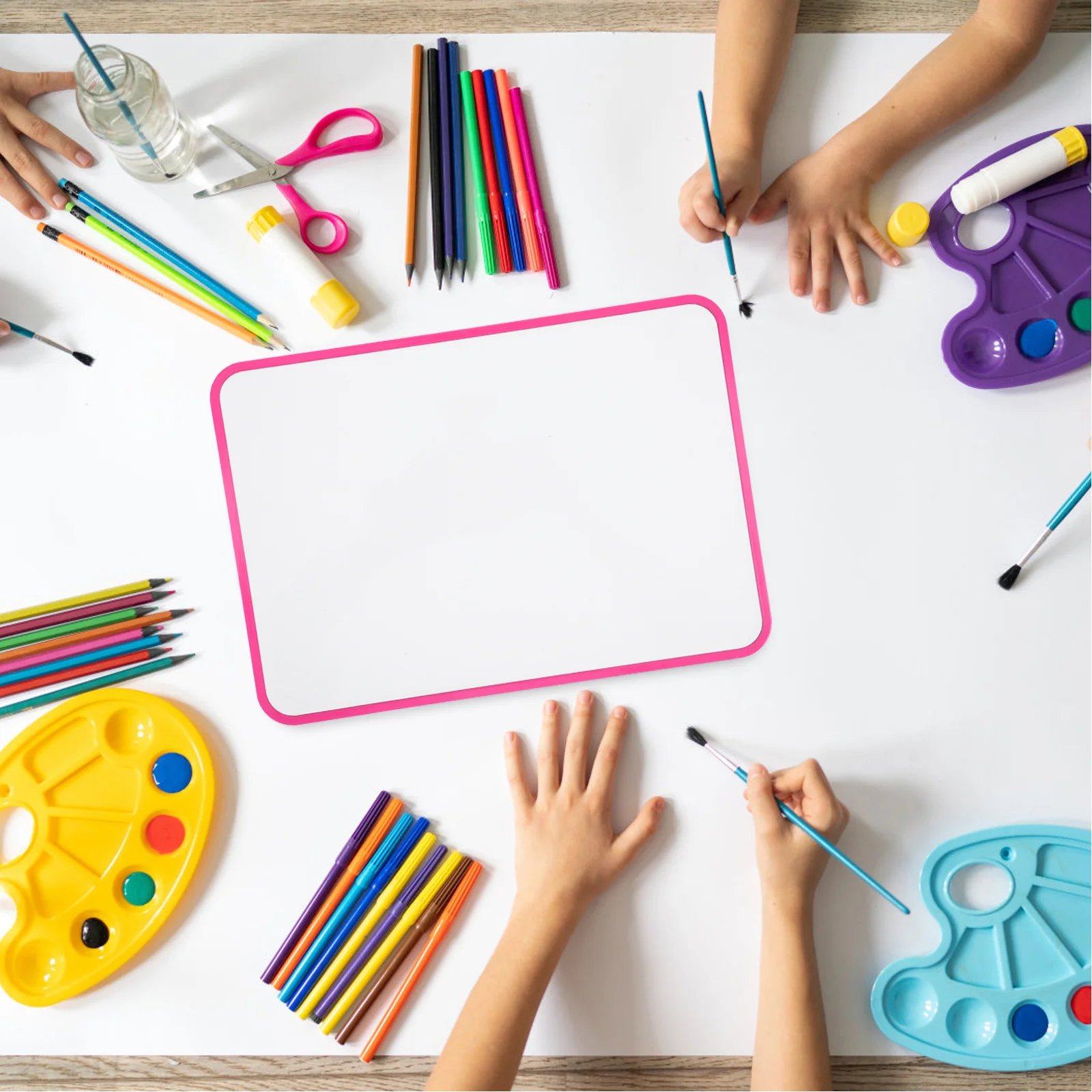 Erasable Writing Board Magnetic Whiteboard Small Dry Erase for Kids Drawing Learning Practice Multifunctional Student Activity