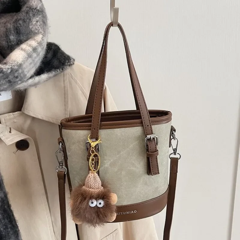

Luxury Brand Vintage Fashion Diaper Bags For Ladies High-End Leather Messenger Bag Simple Classic Crossbody Bag Elegant
