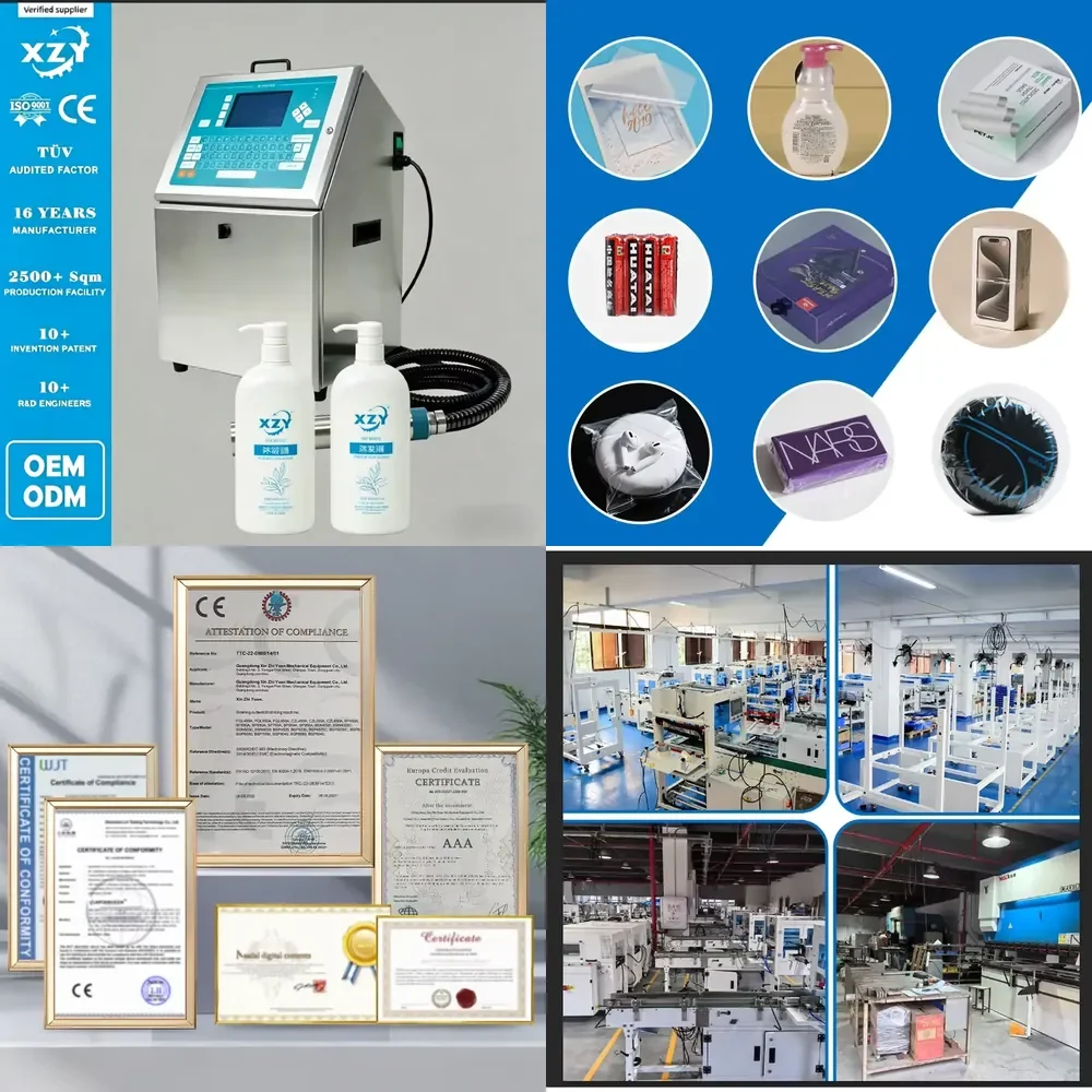 Small Character Inkjet Printer 12.7mm Quick Dry Ink Coding Machine for Expiry Date