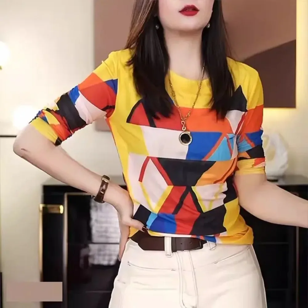 

Women/Men Fashion Streetwear Print High-End Trendy Fashionable T-Shirt Top Classic Creative Pullover Oversized Y2K Streetwear