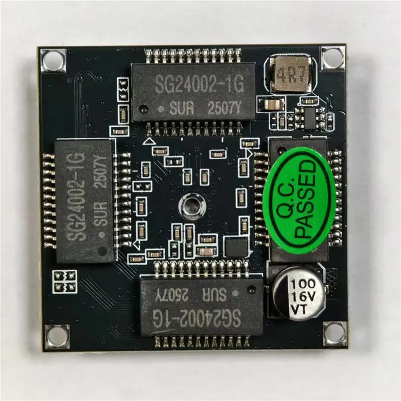 DT21 Mini 4-Port Gigabit Switch Module Industrial Grade Built-in Embedded Security Cable Access 5-12V