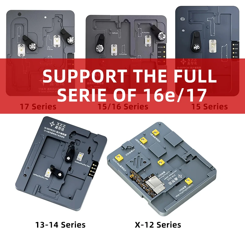 

XZZ EEPROM Baseband E13 I4 I5 I6 I7 Logic Programmer for IPhone X-17PM Series Chip Reading/Writing Troubleshooting