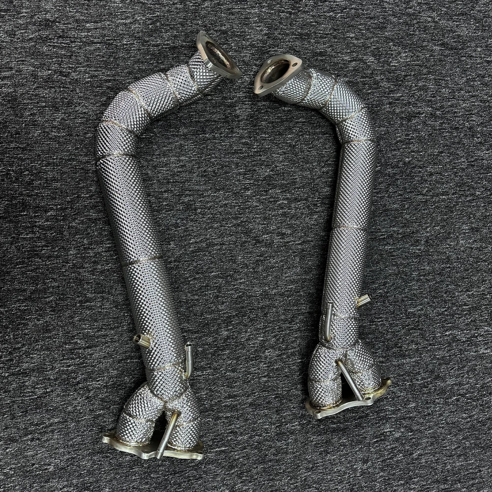 Auto Heat Shield Exhaust Pipe for 718 GT4 4.0L 2020-2022 Straight-through Exhaust