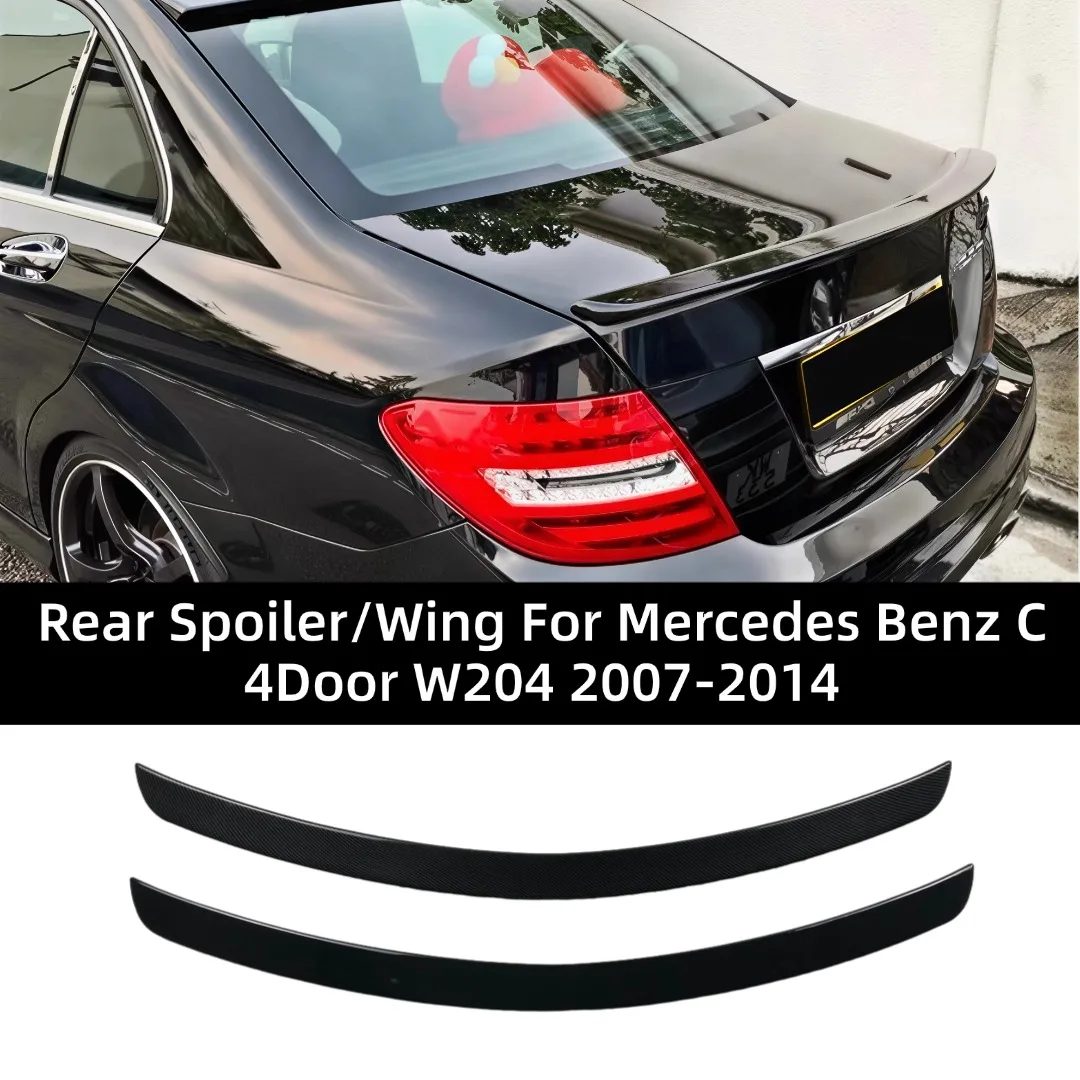 Rennsport-Heckspoiler Luftleitblech Flügel Heckverkleidung Modifikation für Mercedes Benz C-Klasse 4-Türer W204 C63 2007-2014 C180 C200