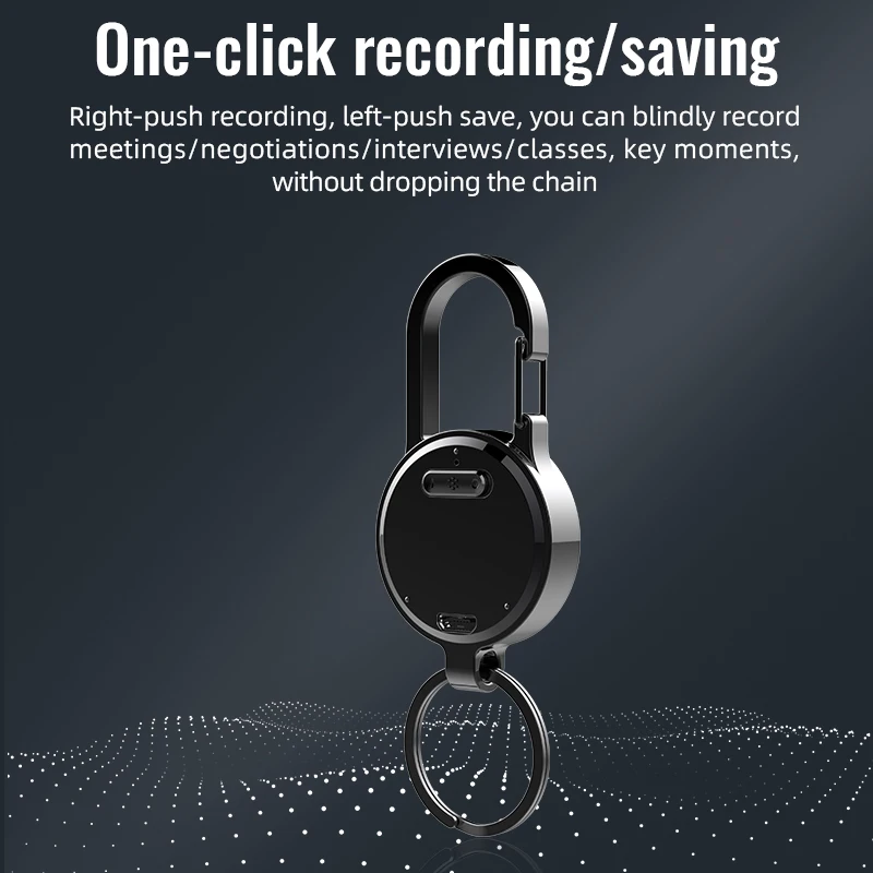 32 جيجابايت المفاتيح مسجل صوت صغير الصوت المنشط المهنية HD الحد من الضوضاء الإملاء الرقمي 4 جيجابايت/8 جيجابايت/16 جيجابايت مشغل Mp3