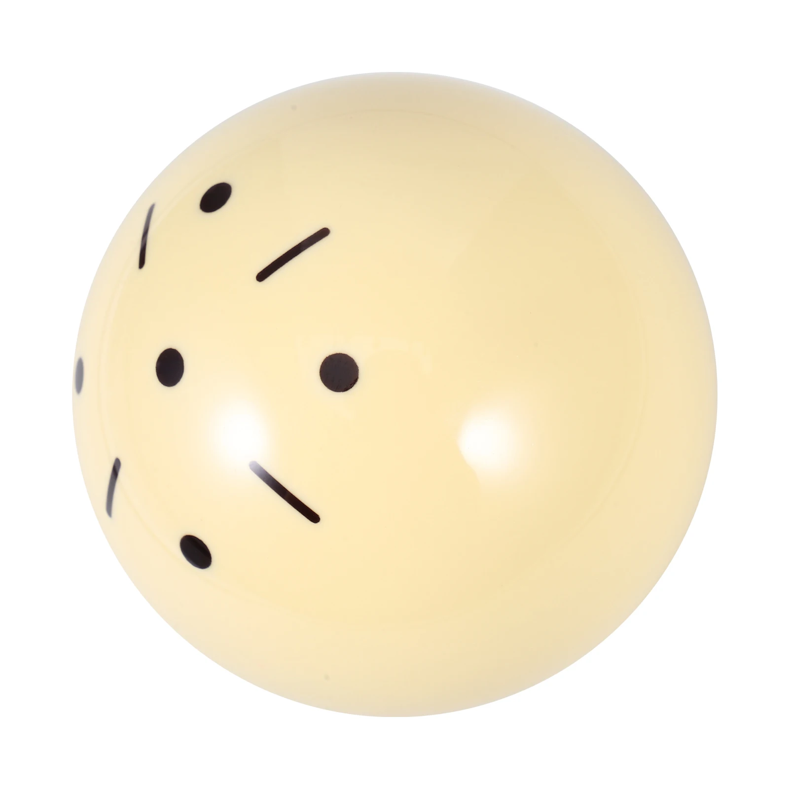 

White Cue Ball for Chinese High Precision Durable Smooth Surface Billiards Accessories Practice Track Marker Collection