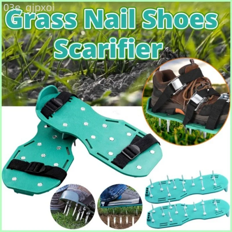 

Grass Nail Shoes Garden Yard Lawn Aerator Shoes Grassplot Aerating Soil Spike Sandals