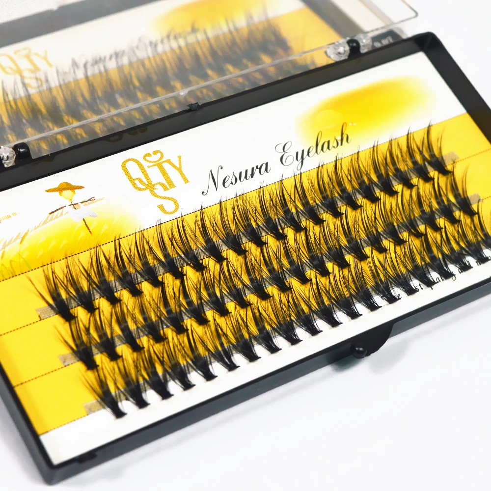 60 Bundles Thick 30D Matte Mink Eyelash Russian Volume Curl Eyelashes Extension Soft False Lashes Make up Tools Cilias