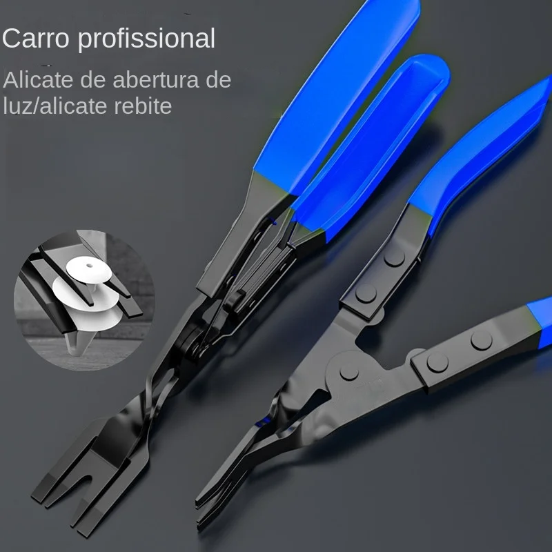 Ferramenta de Reparo e Instalação de Faróis Automotivos, Alicate para Remoção de Clipes de Acabamento, Ferramenta para Remoção de Painéis de Porta de Vans, Painéis de Fascia e Estofamento de Painel, Dropshipping