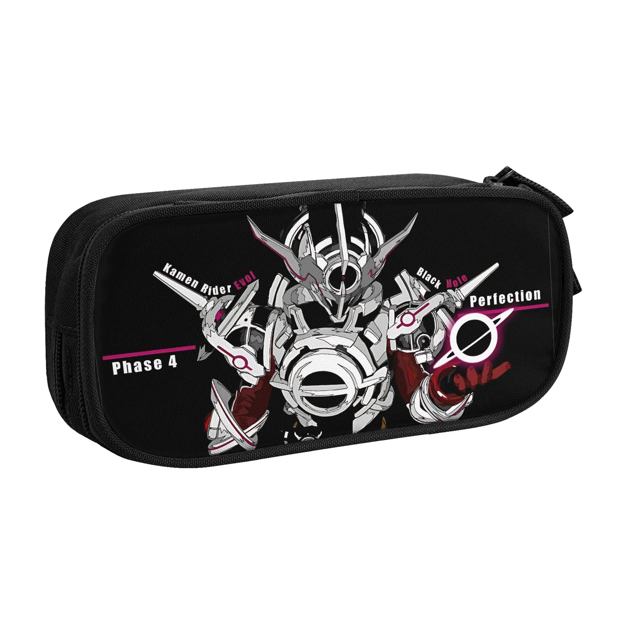 

1 Piece Kamen Rider Pencil Cases for Students Dark Hero Pen Box Pencil Bag Big Capacity Pencil Pouch Pen Holder