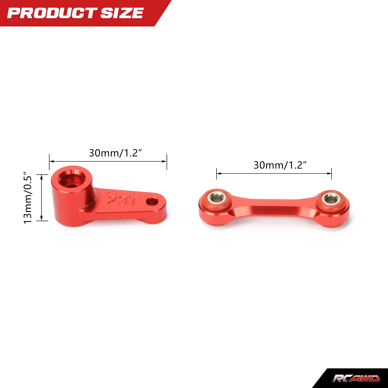 ALUMINUM SERVO HORN 23T SPLINE SERVO ARM for Arrma 1-7 Infraction Felony Limitless 1-8 KRATON NOTORIOUS OUTCAST Talion EXB part