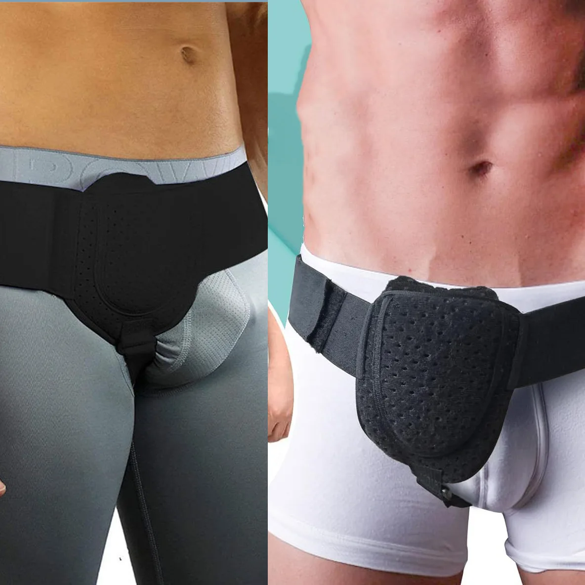 

Adult Unilateral Hernia with Male Compression with Inguinal Hernia With Small Intestine Support with Support Rib Fixation Belt