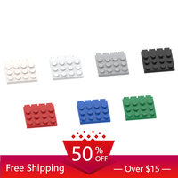 10PCS Bricks Compatible Assembles Particles 4213 4x4 Vintage Joint Board for Building Blocks Parts  Educational High-Tech Toys