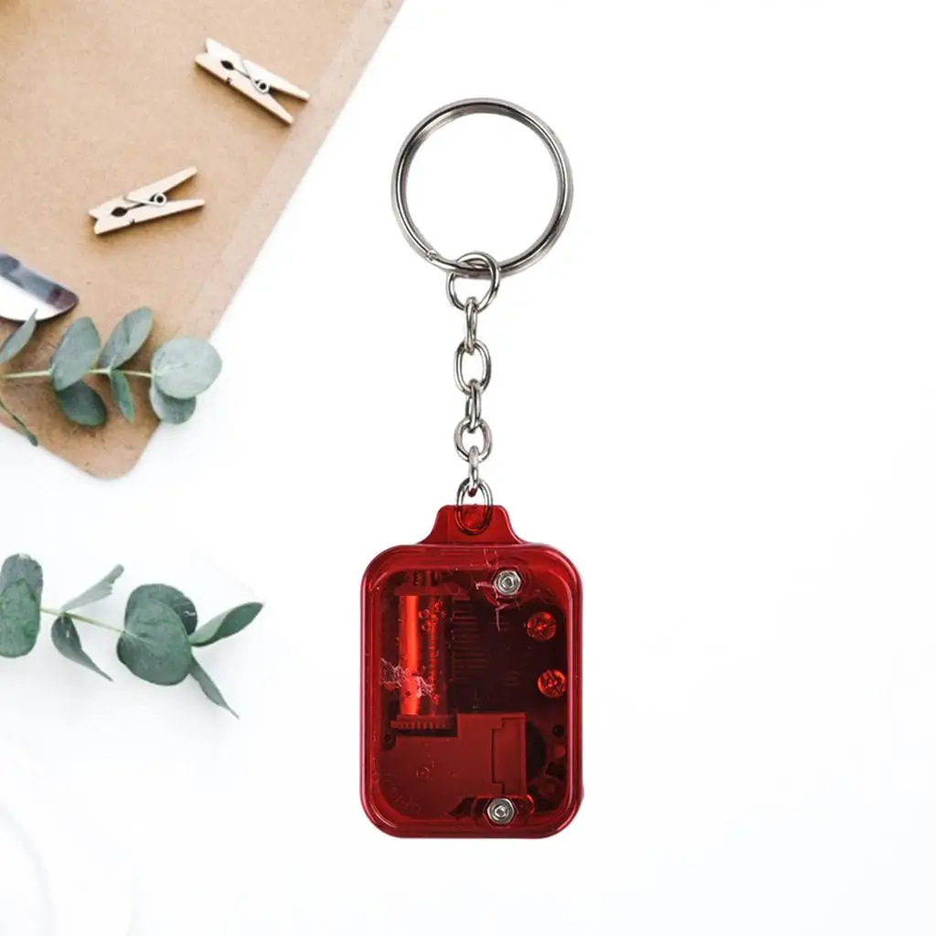 Pendentifs musicaux pour enfants, porte-clés en acrylique, jouet mélodie apaisant pour cadeaux de bébé et d'amis