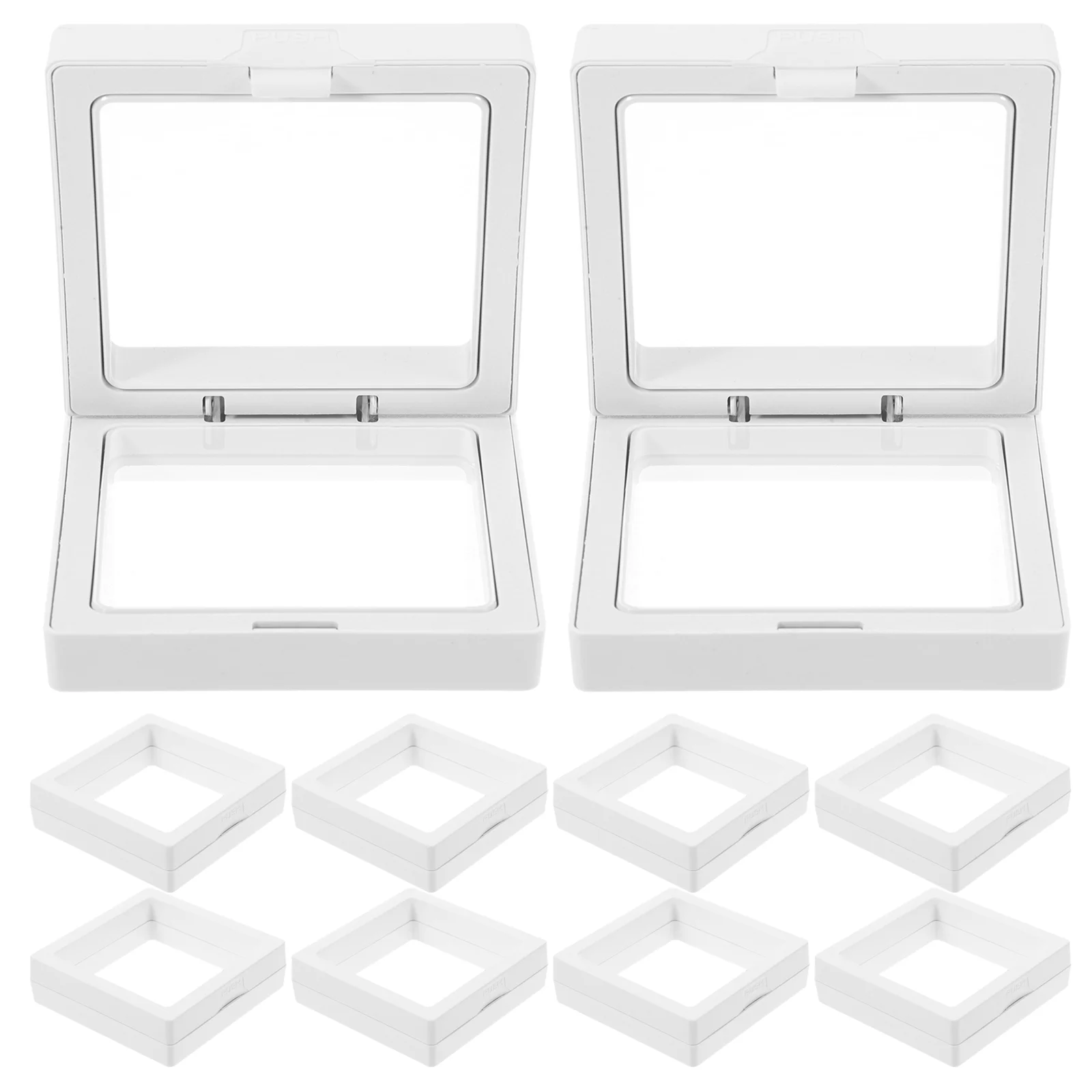 

10 Pcs Jewelry Box Display Stand Case Necklace Organizer Ring Storage Holder Bracelet Rack Film Earrings Travel