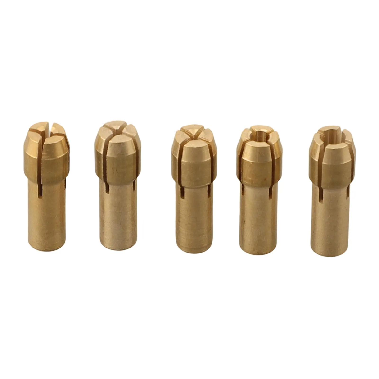 Chuck Adapter Collet Premium Brass Mini Drill Chuck Set for Precise Drilling Includes 7pcs Collets (05/10/15/25/30mm)