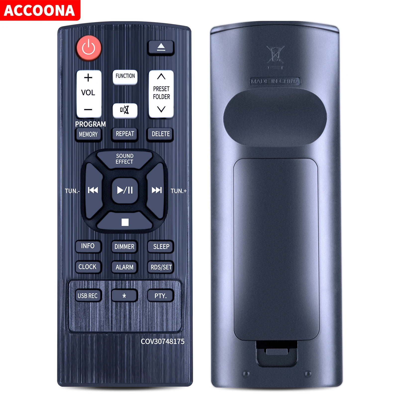 New COV30748175 Remote Control Fit for Micro Hi-Fi System CM2460 CMS2460F CM2760 CM2760F