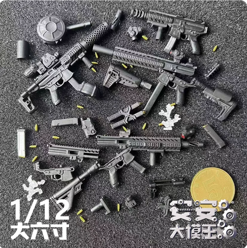 Snail 1/12 Scale Soldier Toy M1911A1 Plastic Gun Fit 6'' Action Figure Doll Body DIY Accessories Model In Stock
