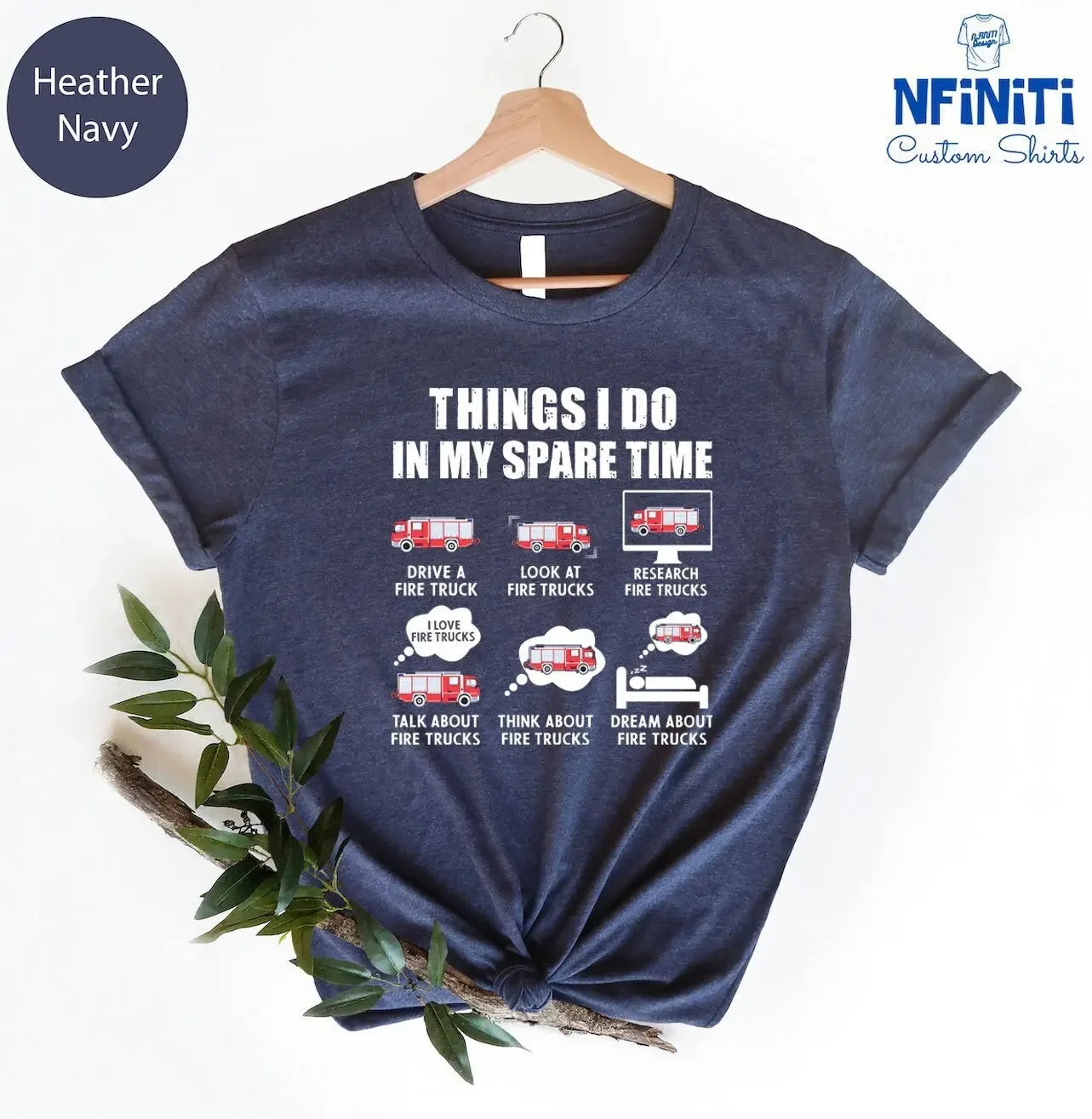 

Firefighter Shirt, Fireman Tee, Fire Department Shirt, Gift For Fireman, Fire Dept. Logo Shirt