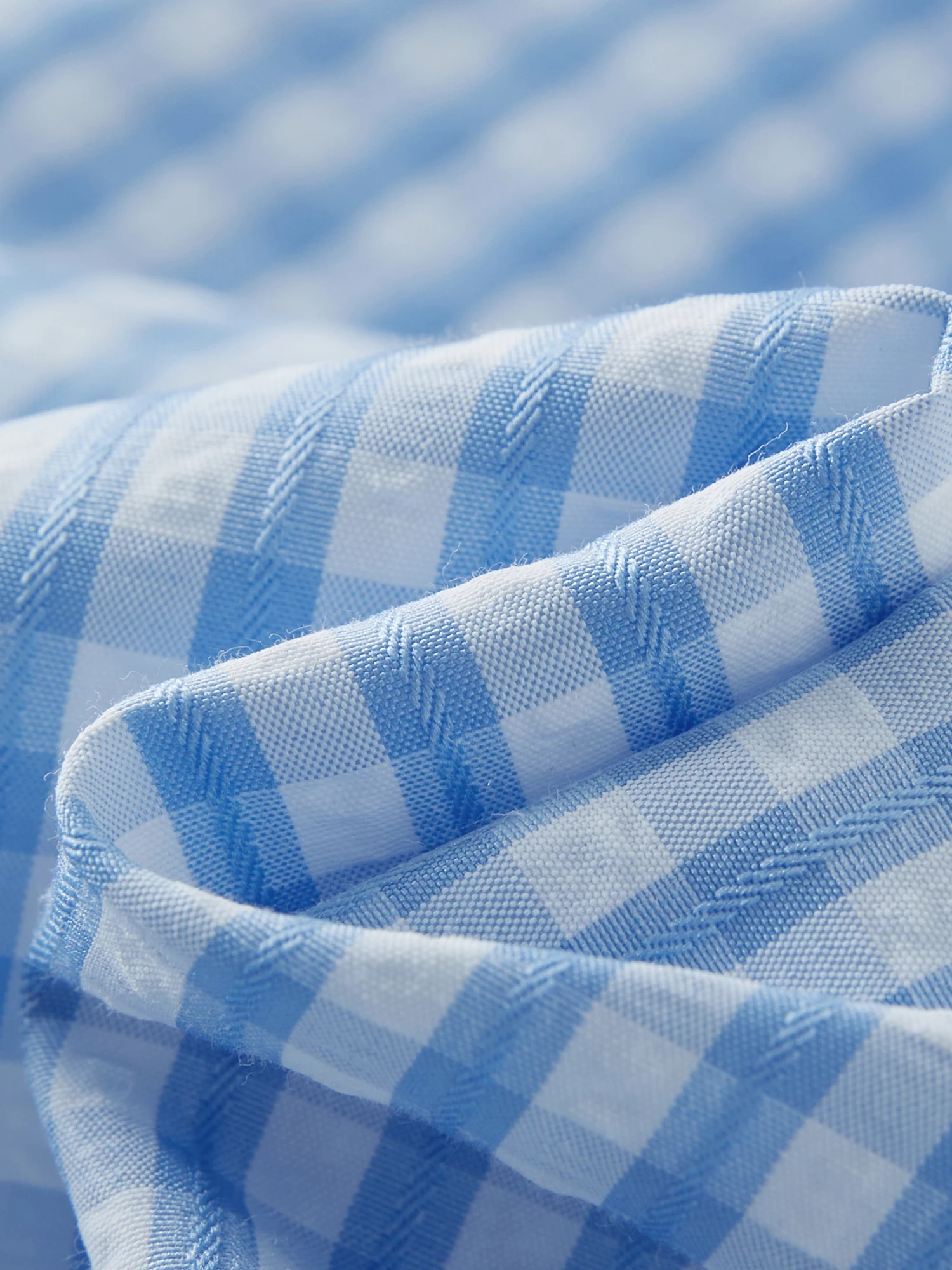 DUSHU Gonna a quadretti blu e bianca taglie forti - Nuovo arrivo estivo 2025 Chic alla moda e versatile per le donne 25DS82445