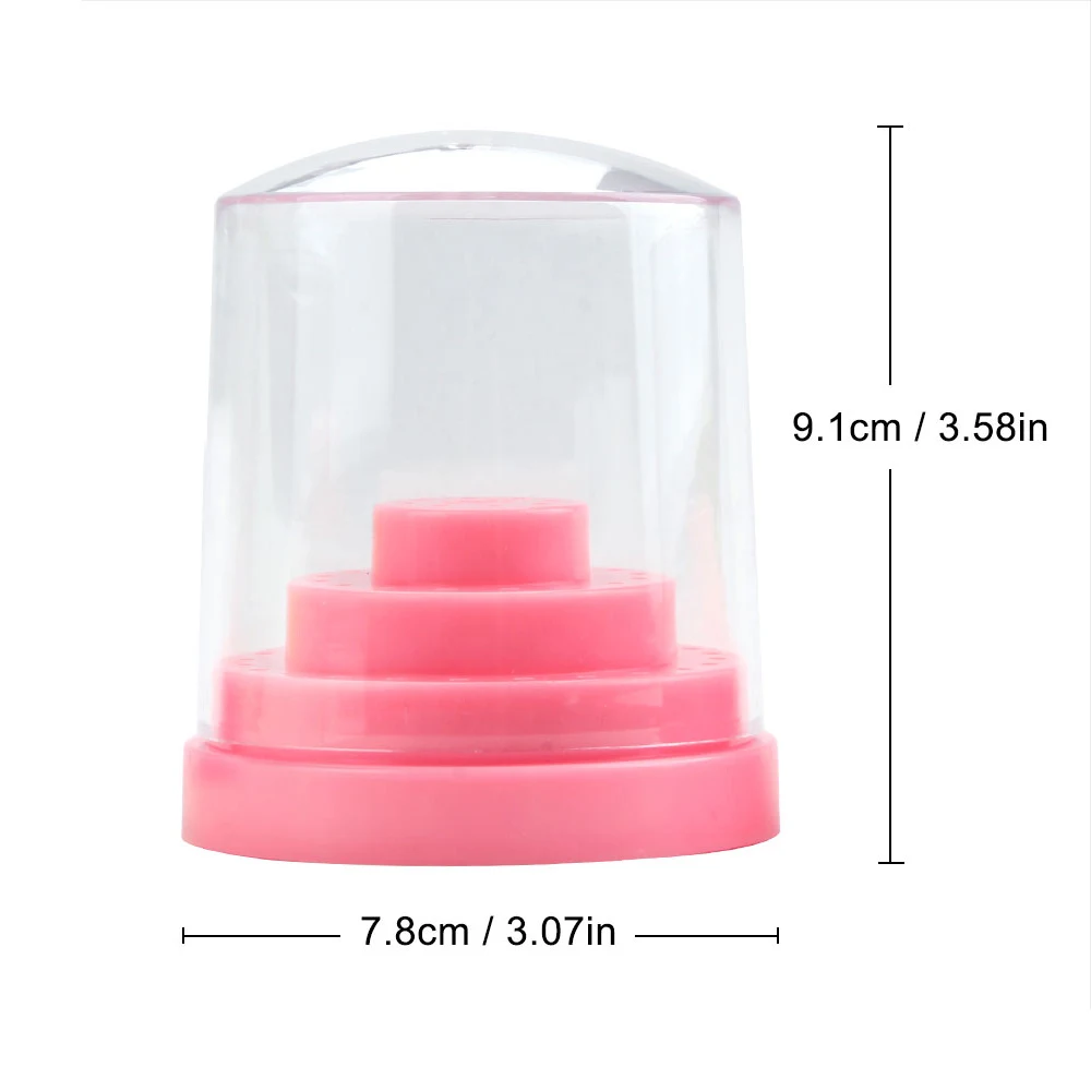 10/14/20/48 Gaten Nail Boor Houder Storage Case Stand Display Lege Manicure Frees doos Container Nagels Accessoires