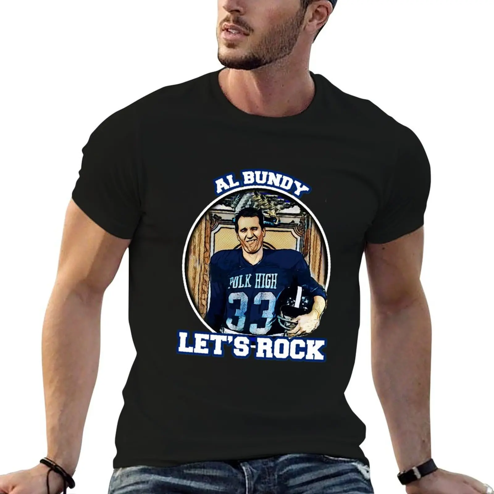 Gift Men Al Bundy Lets Rock Awesome For Movie Fan T-Shirt vintage tees summer tops black t-shirts for men