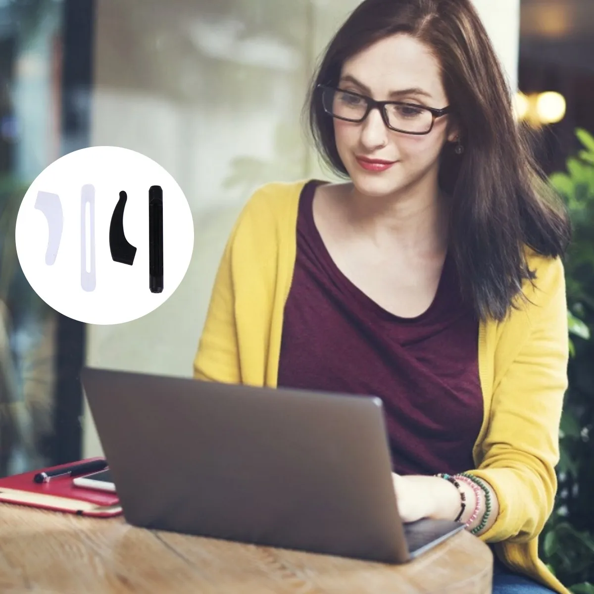 

Набор для ремонта очков (48 пар): профессиональный комплект с носовыми подушечками, фиксаторами и держателями для ремонта очков в мастерских, дома и на улице