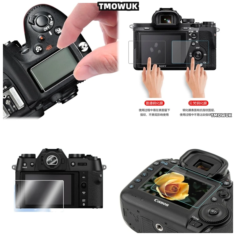 

For Canon EOSRP M6II M6 M50 M100, Dust Repellent, 9H Strong Glass Protector.