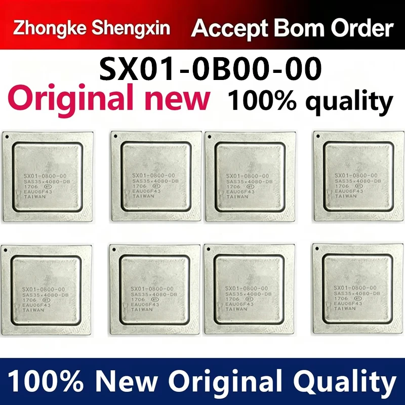 （5pcs-100pcs）Brand new original SX01-0B0-00 SAS35X40B0-DB packaged BGA Ethernet controller chip