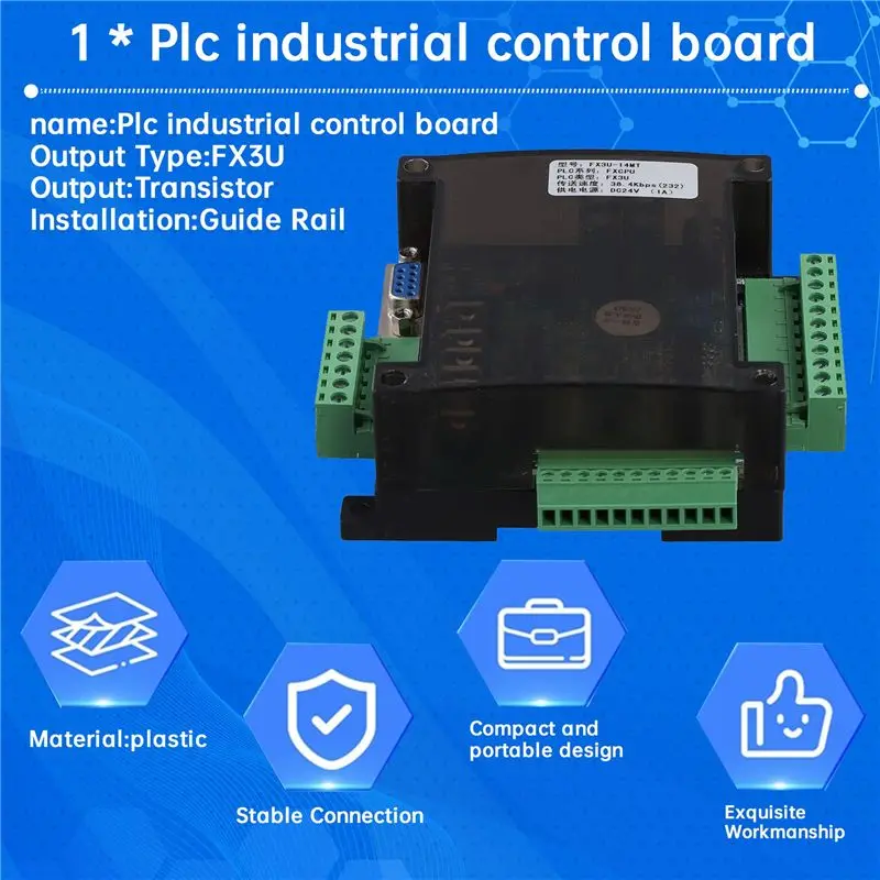 Aug. Plc Industrial Control Board Programmable Controller Withanalog Micro Programmable Controller Programmable Controller FX3U-