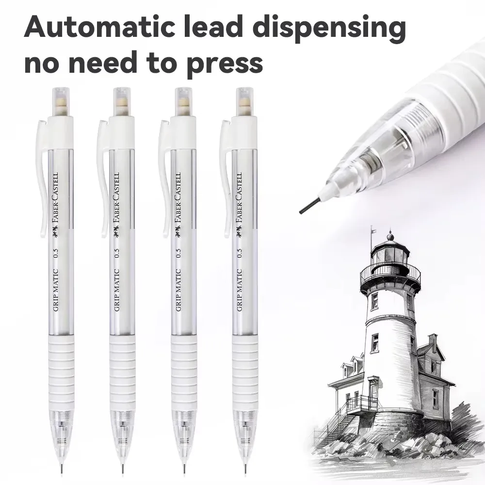 ファバーカステル-消去、スケッチ、ハイライト、影、絵画、アート、文房具用品付きシャープペンシルセット、0.5mm、1〜5個