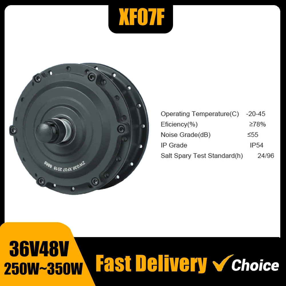 

Wheel Hub EBike Motor 36V 250W 48V 350W Brushless Geared Ebike Motor Front Rear cassette Freehub MXUS XF07F